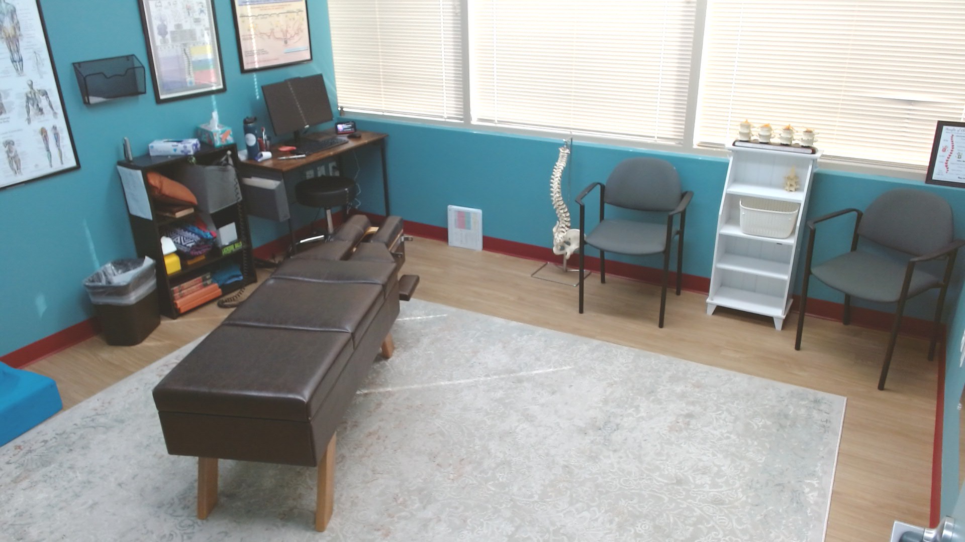 a Chiropractic adjusting room